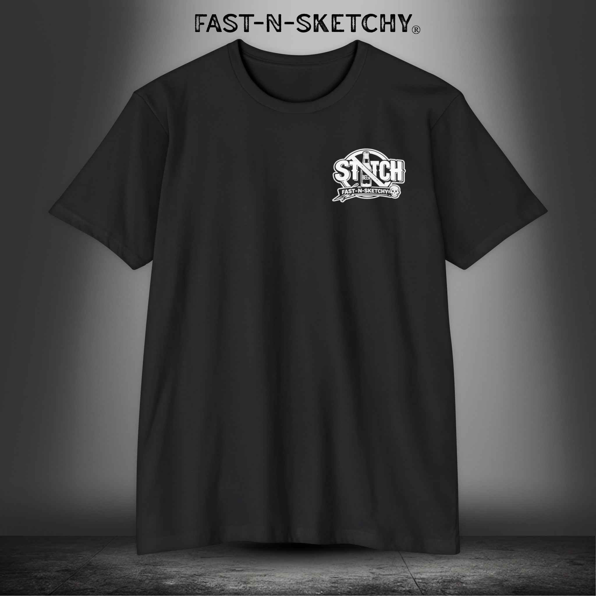 Stitch Your Life Back Together. Ride Hard. Ride Sober. - Biker Edition Premium Fitted Tee