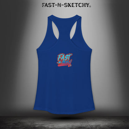 I am Enough: FAST-N-SEXY - Racerback Tank Top