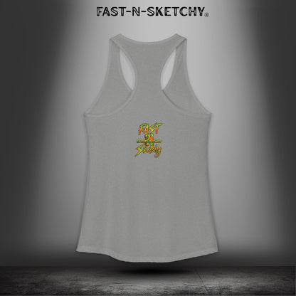 Crew Chief Said, Send It: Bagger Racing Biker Edition Razorback Tank