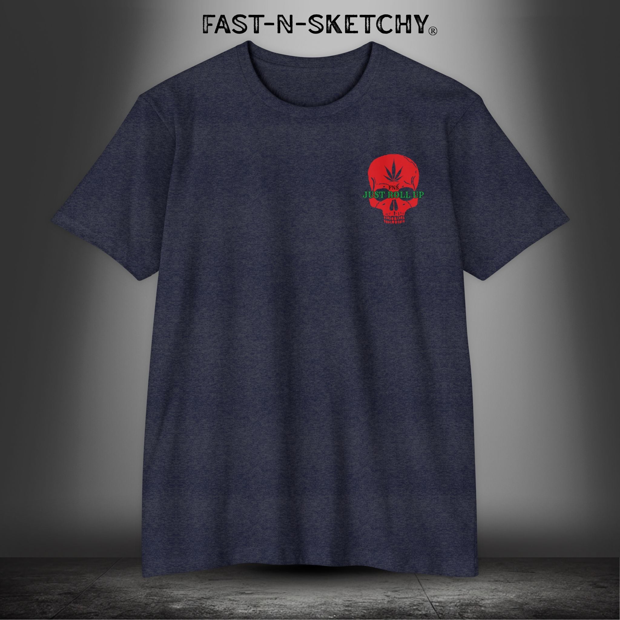 FREE MIND, FREE SOUL, JUST ROLL UP BY STONEY: T-shirt Next Level 6210