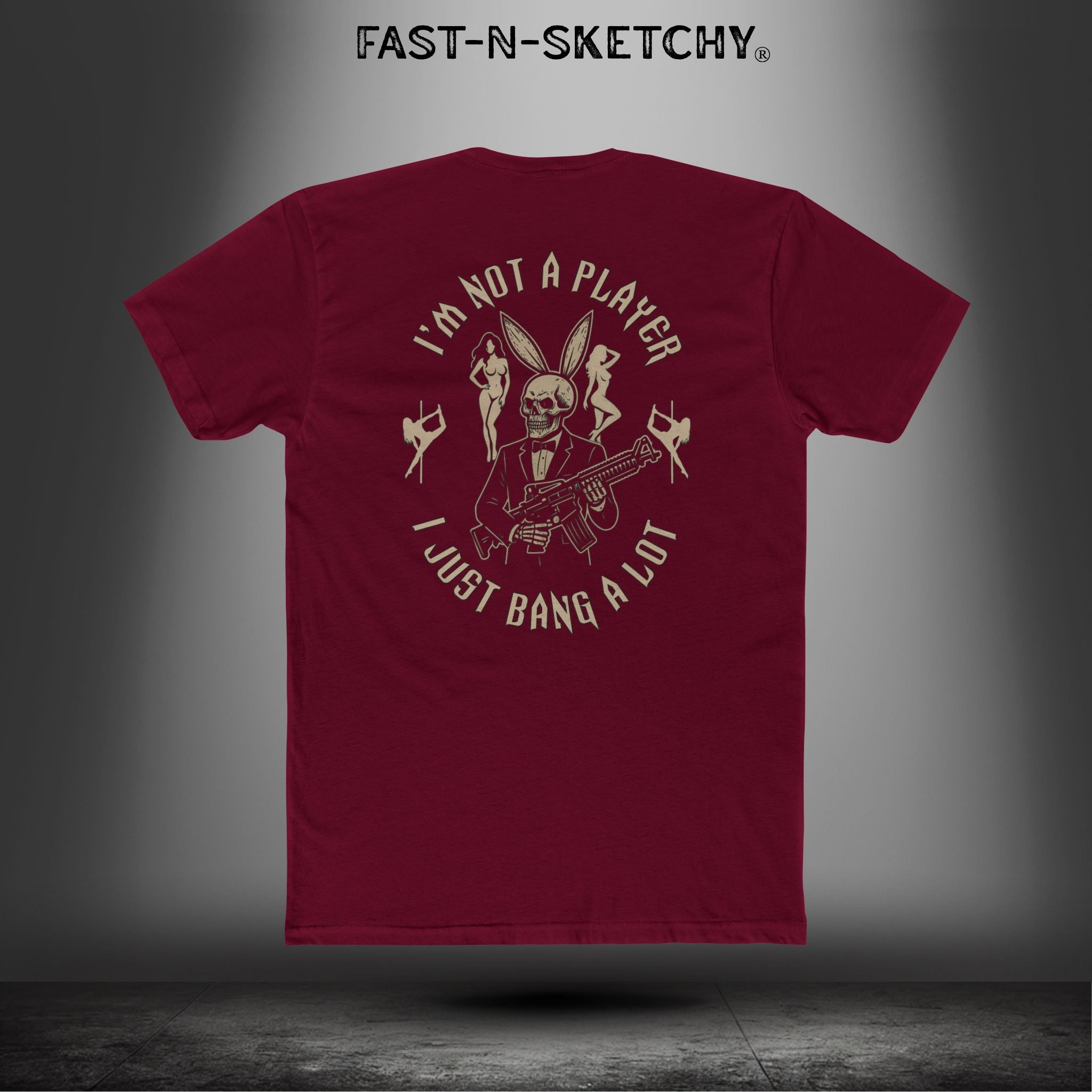 The Playboy "I'm Not a Player, I Just Bang a Lot": Military Edition Relaxed Classic Tee