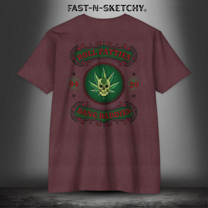 The Highlife: Roll Fatties & Bang Baddies: Biker Edition Premium Fitted Tee