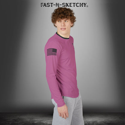 Fast-N-Salty UV Protection Long Sleeve Shirt - (Pink) Perfect for Outdoor Adventures and Fishing