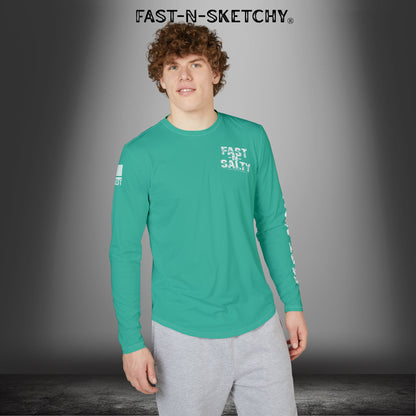 Mahi Mahi Fast-N-Salty UV Protection Long Sleeve Shirt - Perfect for Outdoor Adventures and Fishing