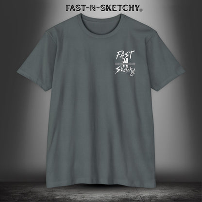 No Face, No Case: FAST-N-SKETCHY - T-Shirt