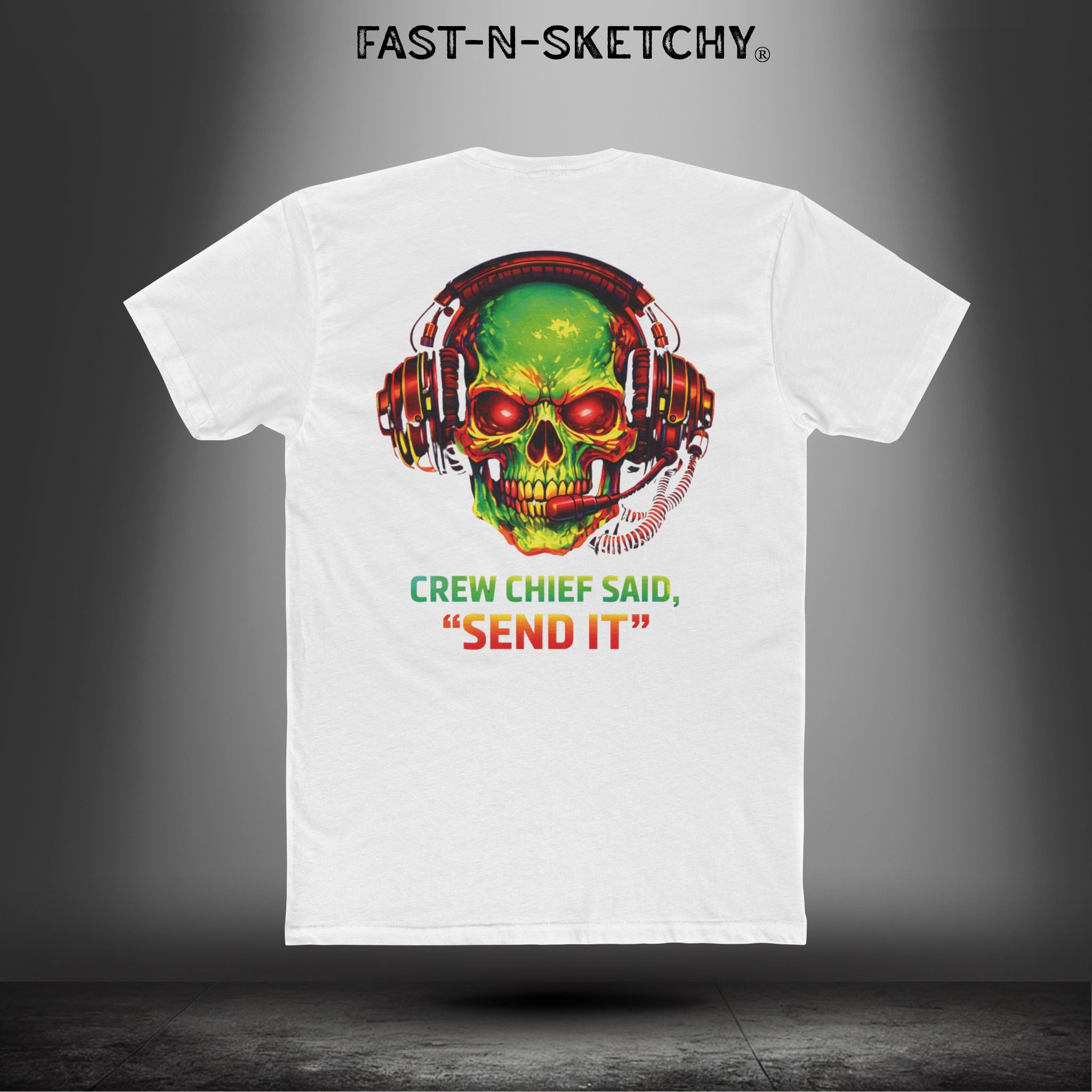 Crew Chief Said, Send It: Bagger Racing Biker Edition Relaxed Classic Tee