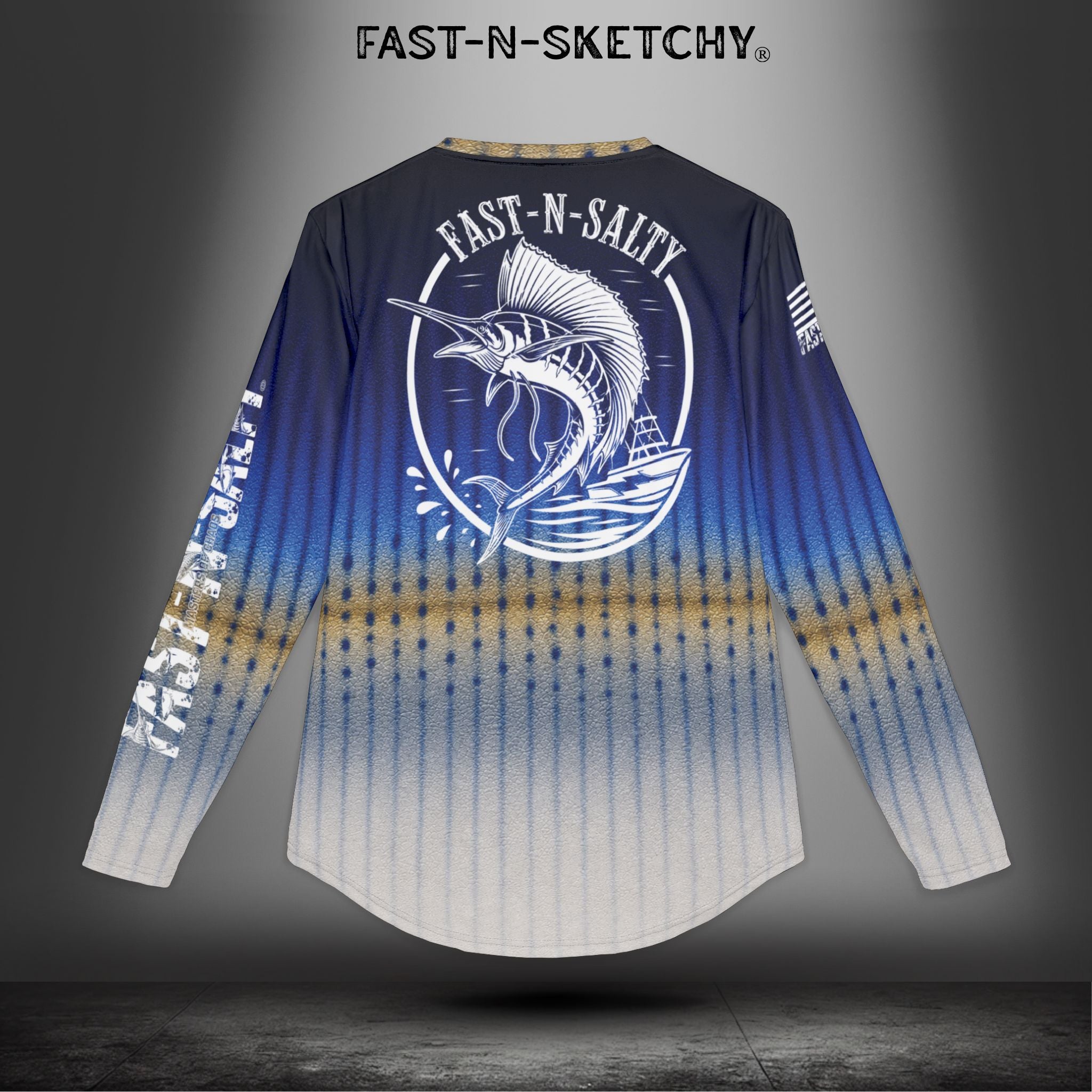Sailfish Camo Fast-N-Salty UV Protection Long Sleeve Shirt