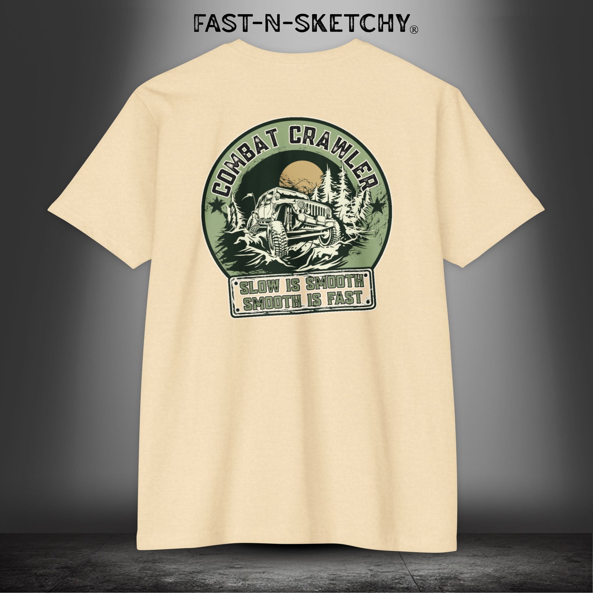 Combat Crawler - Slow is Smooth, Smooth is Fast (Jeep Edition) - T-Shirt