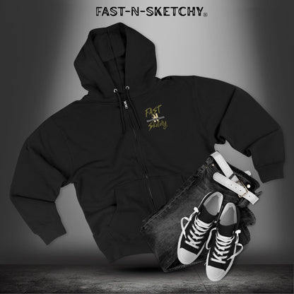 Pew Pew Expert: Military Edition -  Zip Hoodie
