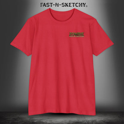 22 a Day, Not Today: Zombie T-Shirt by FAST-N-SKETCHY® - alternate view
