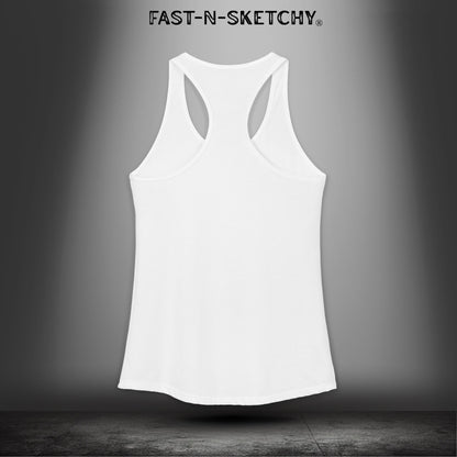 Bad Bitches Taste Better: FAST-N-SEXY - Racerback Tank Top