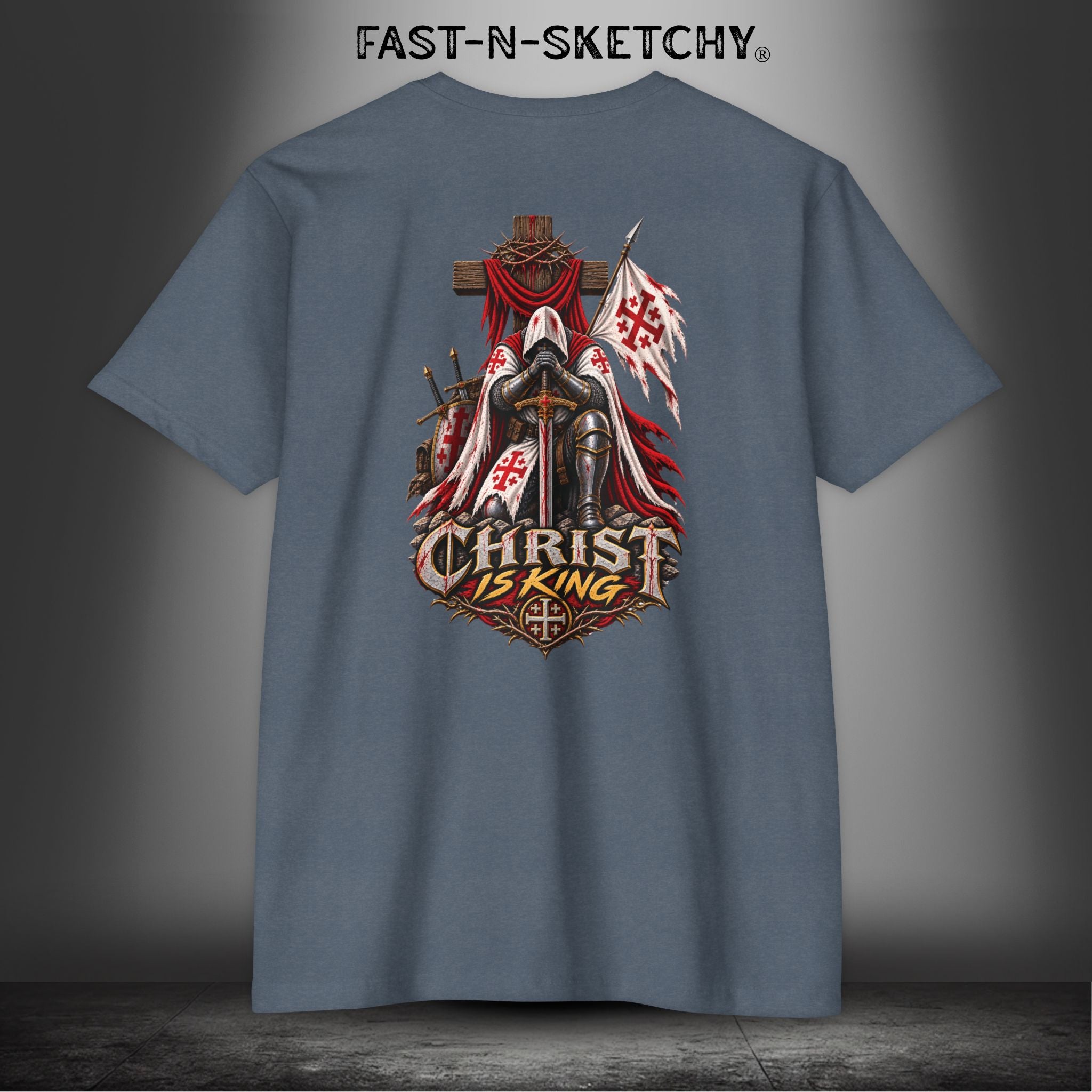 Crusaders' Christ Is King Tee: Military Edition