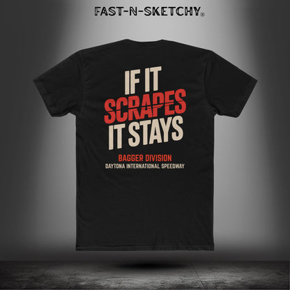 If It Scarpes, It Stays: Daytona Bike Week Bagger Racing Biker Edition Relaxed Classic Tee