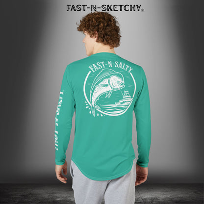Mahi Mahi Fast-N-Salty UV Protection Long Sleeve Shirt - Perfect for Outdoor Adventures and Fishing