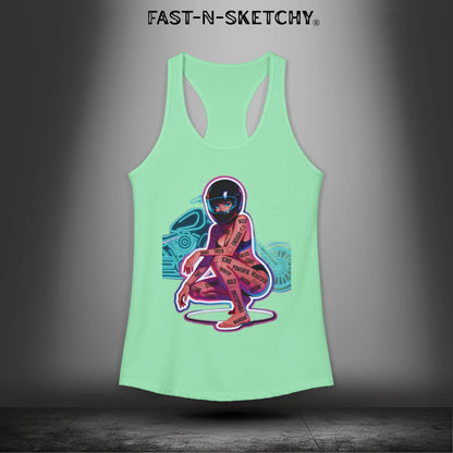 I am Enough: FAST-N-SEXY - Racerback Tank Top