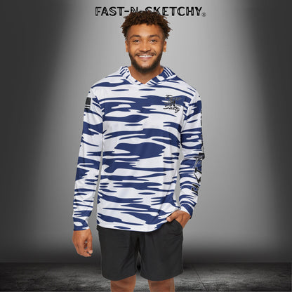 Marlin Camo UV Protection Hoodie — Saltwater Fishing