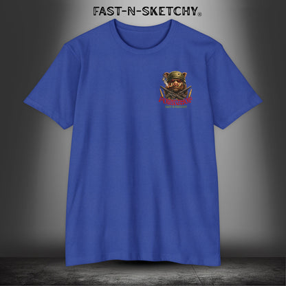Porkchop, Thick Cut Thin Patience: Military Edition Premium Fitted Tee