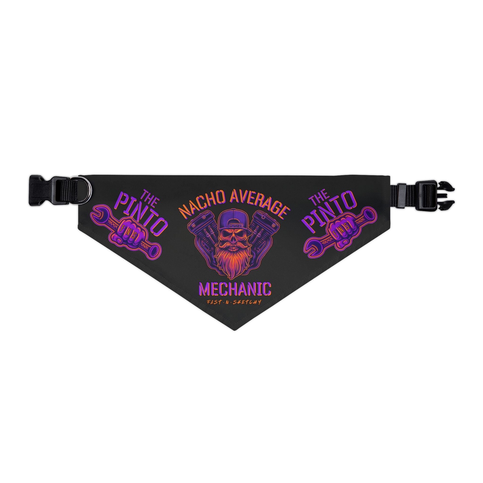 The Pinto: Nacho Average Mechanic Pet Bandana Collar