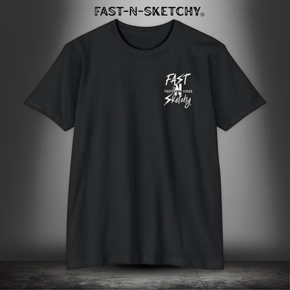 No Face, No Case: Biker Edition Premium Fitted Tee (Darks)