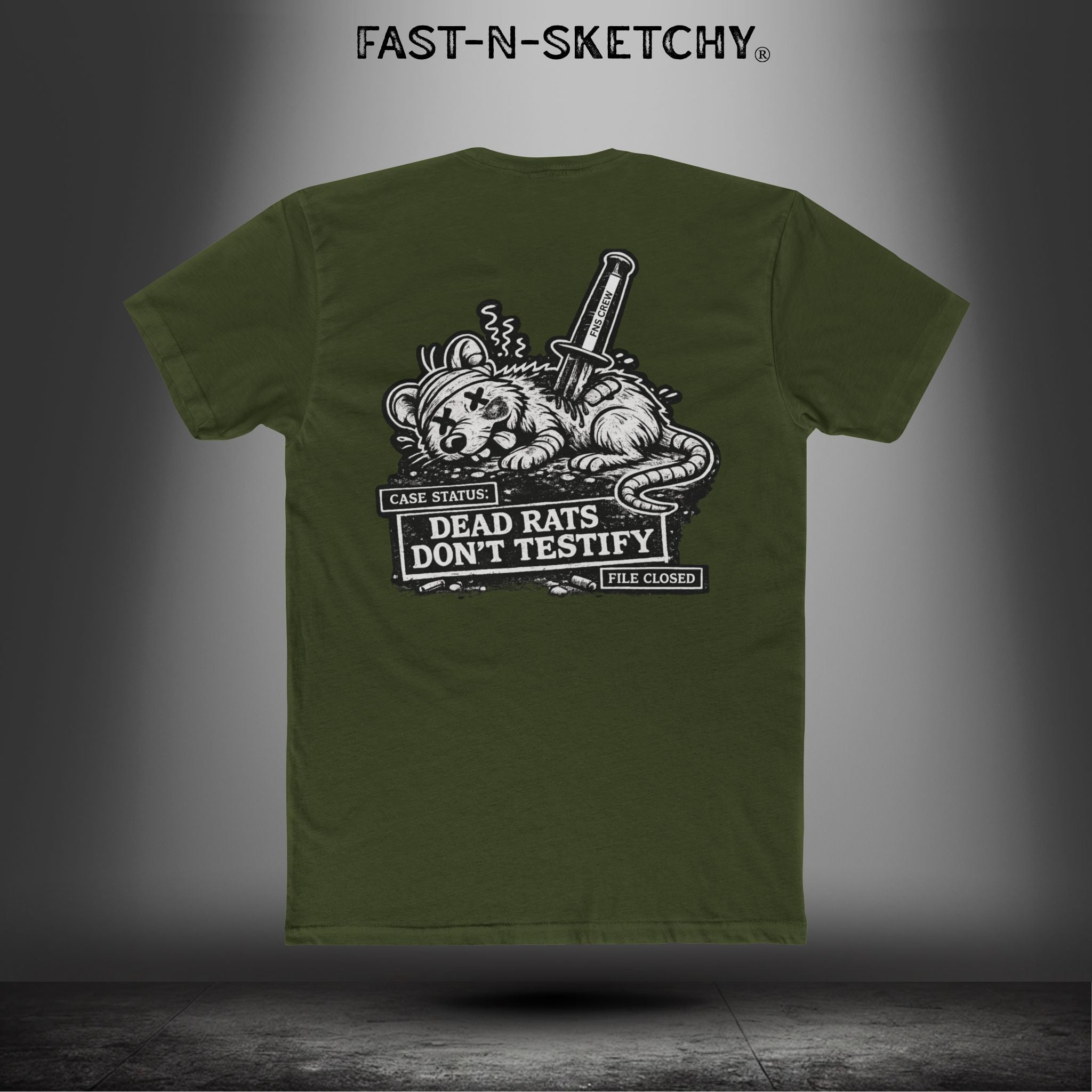 Dead Rats Don't Testify: Biker Edition Relaxed Classic Tee
