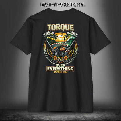 Torque Over Everything: Daytona Bike Week Bagger Racing Biker Edition Premium Tee
