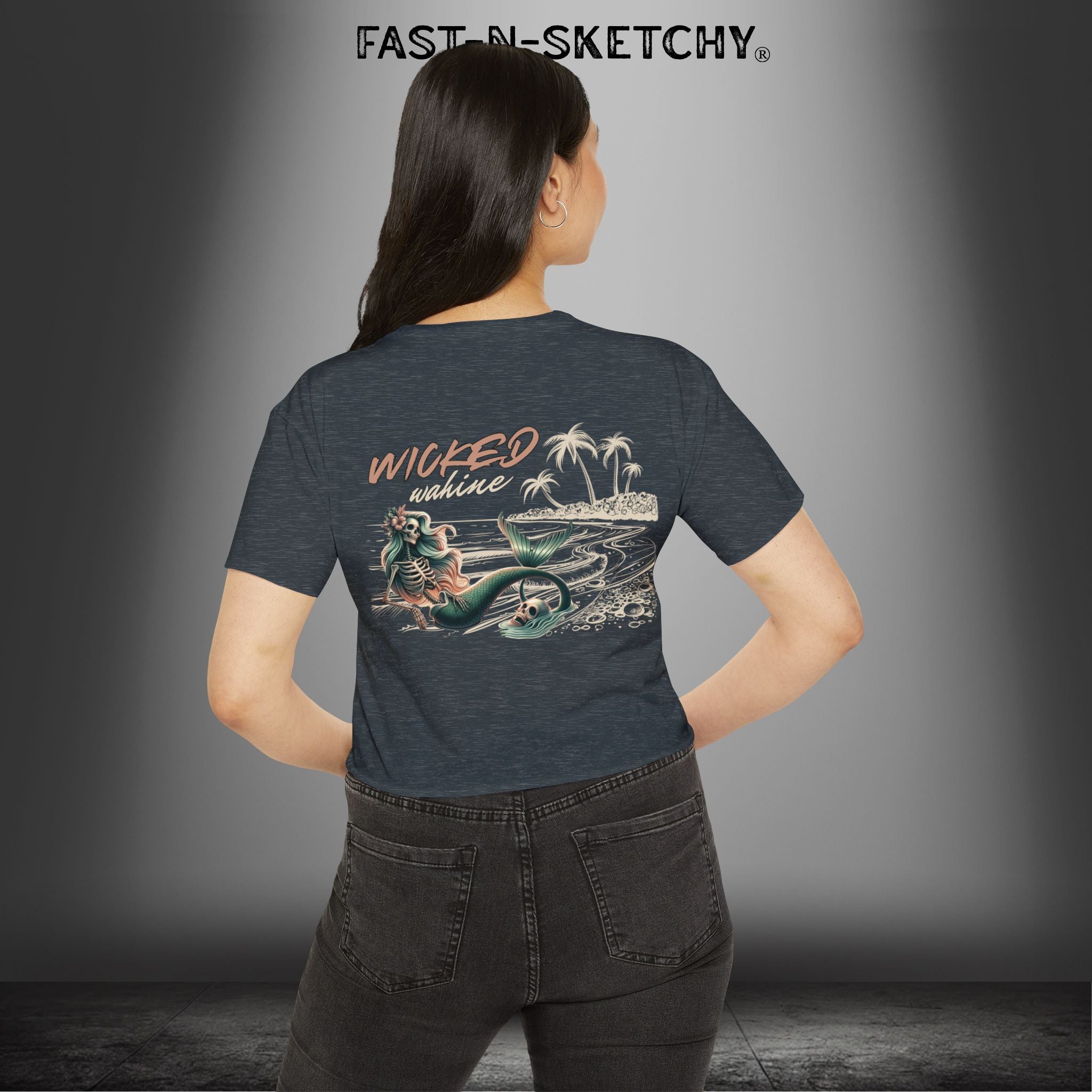 Wicked Wahine - FAST-N-SALTY - Crop Top