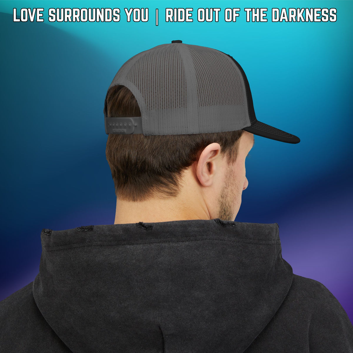Ride Out of the Darkness Suicide Awareness Richardson Trucker Cap - LSY