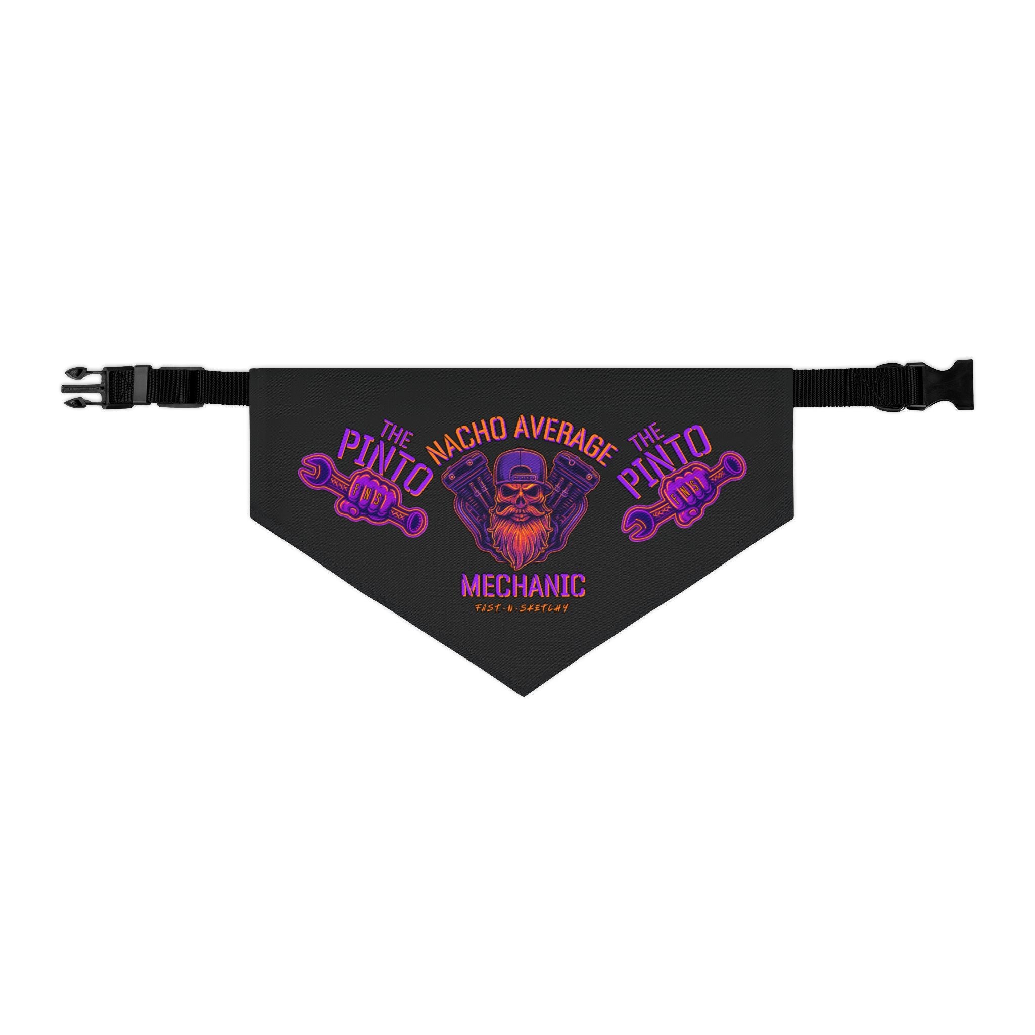 The Pinto: Nacho Average Mechanic Pet Bandana Collar