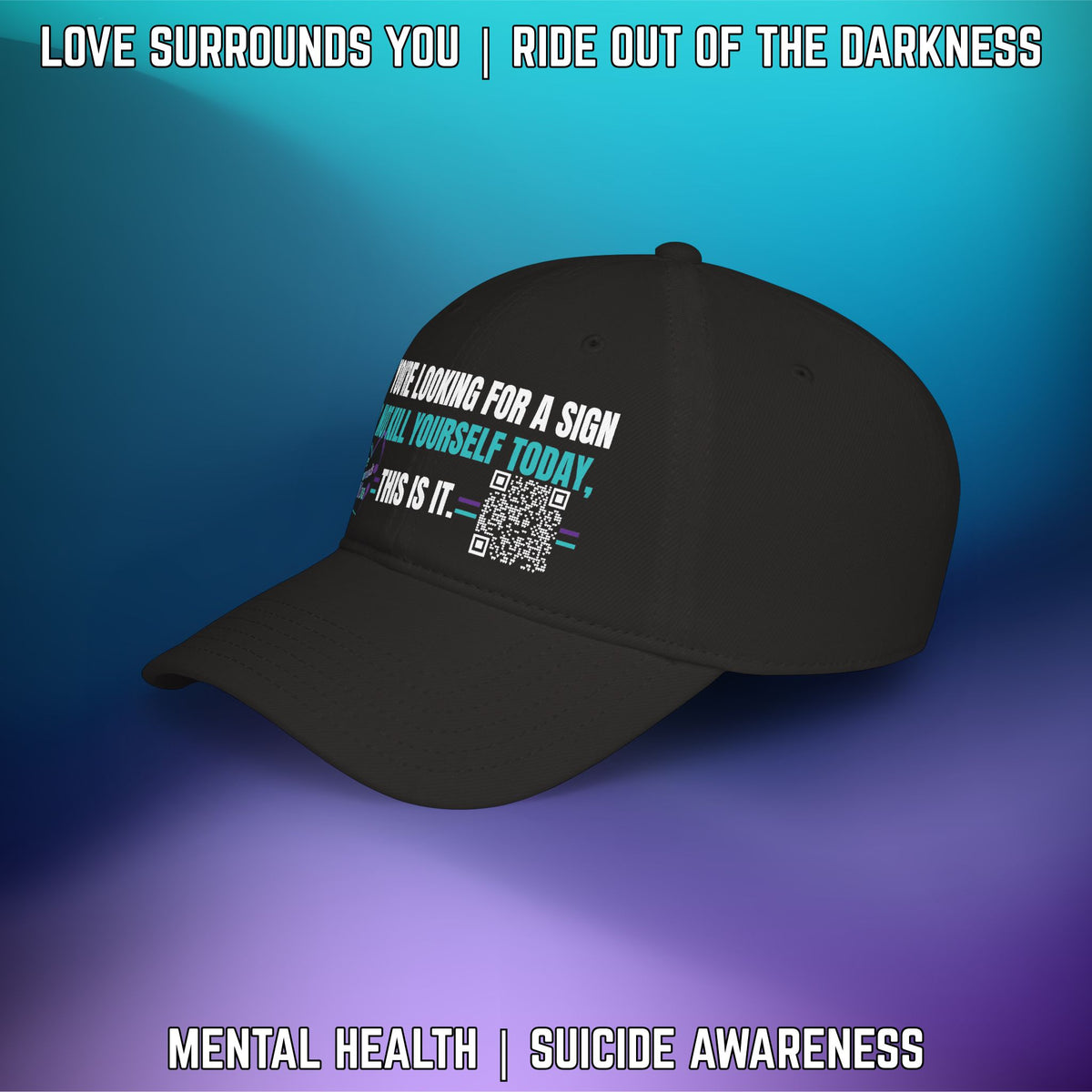If You’re Looking for a Sign…This Is It QR Code Low Profile Baseball Cap - LSY