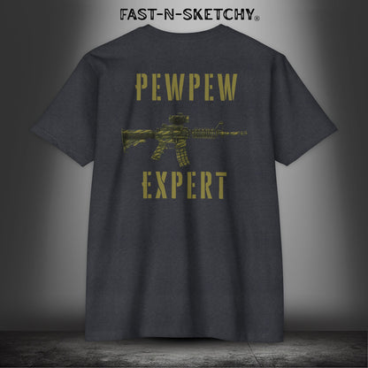 PewPew Expert: Military Edition Premium Fitted Tee