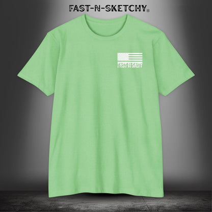 Fast-N-Salty Tee — Premium Fitted Patriotic T-Shirt