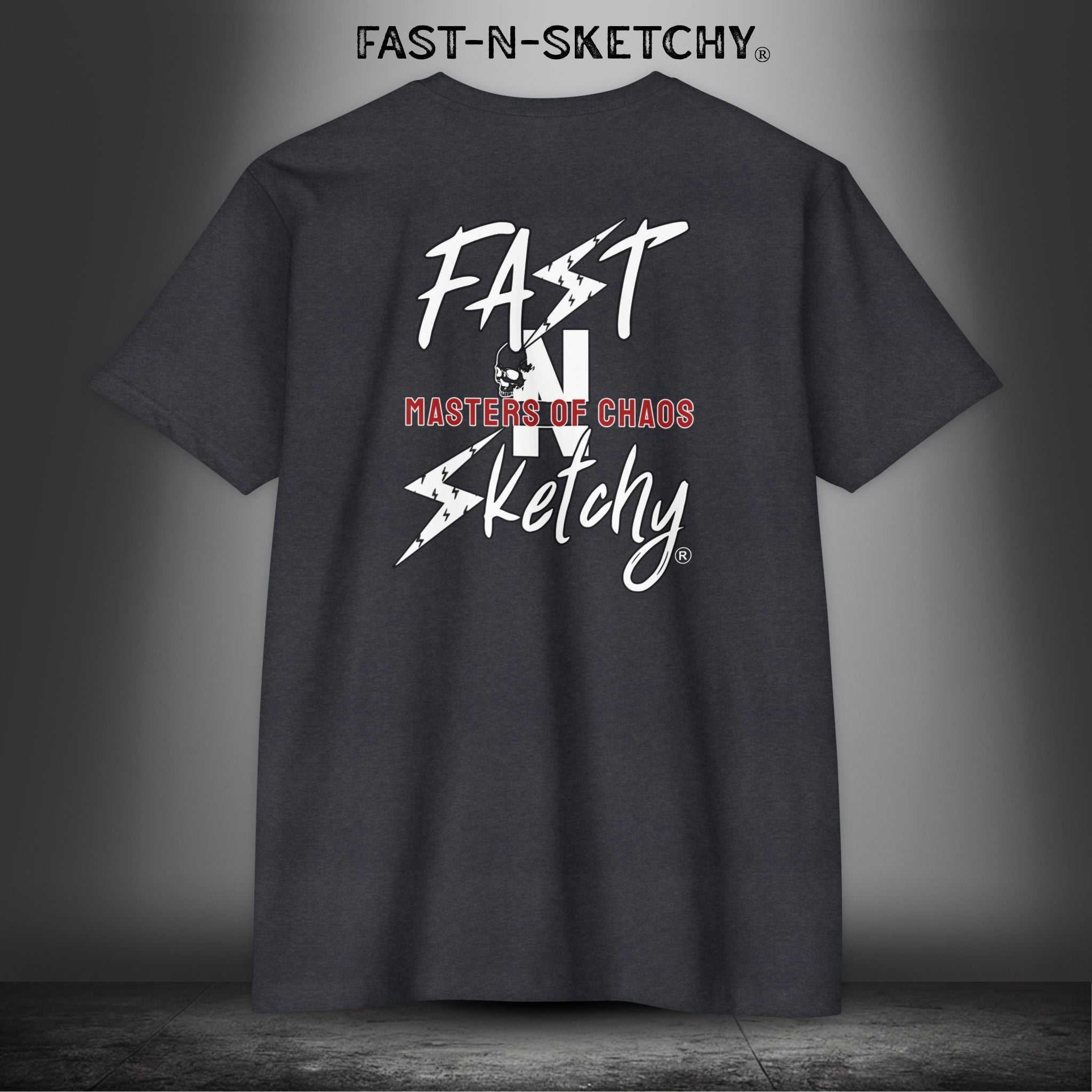 Fast-N-Sketchy Logo Premium Fitted Tee