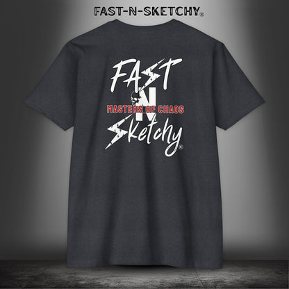 Fast-N-Sketchy Logo Premium Fitted Tee