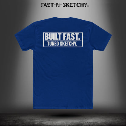 Built Fast, Tuned Sketchy: Bagger Racing Biker Edition Relaxed Classic Tee