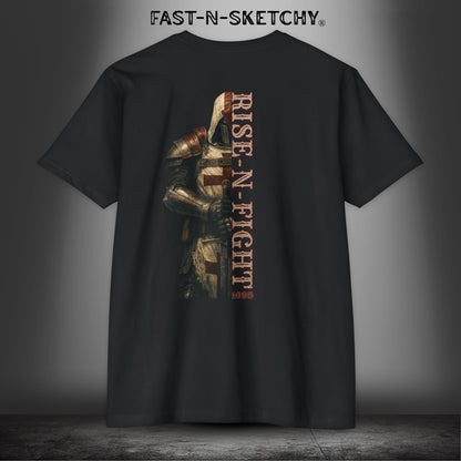 Rise-N-Fight: Military Edition Premium Fitted Tee
