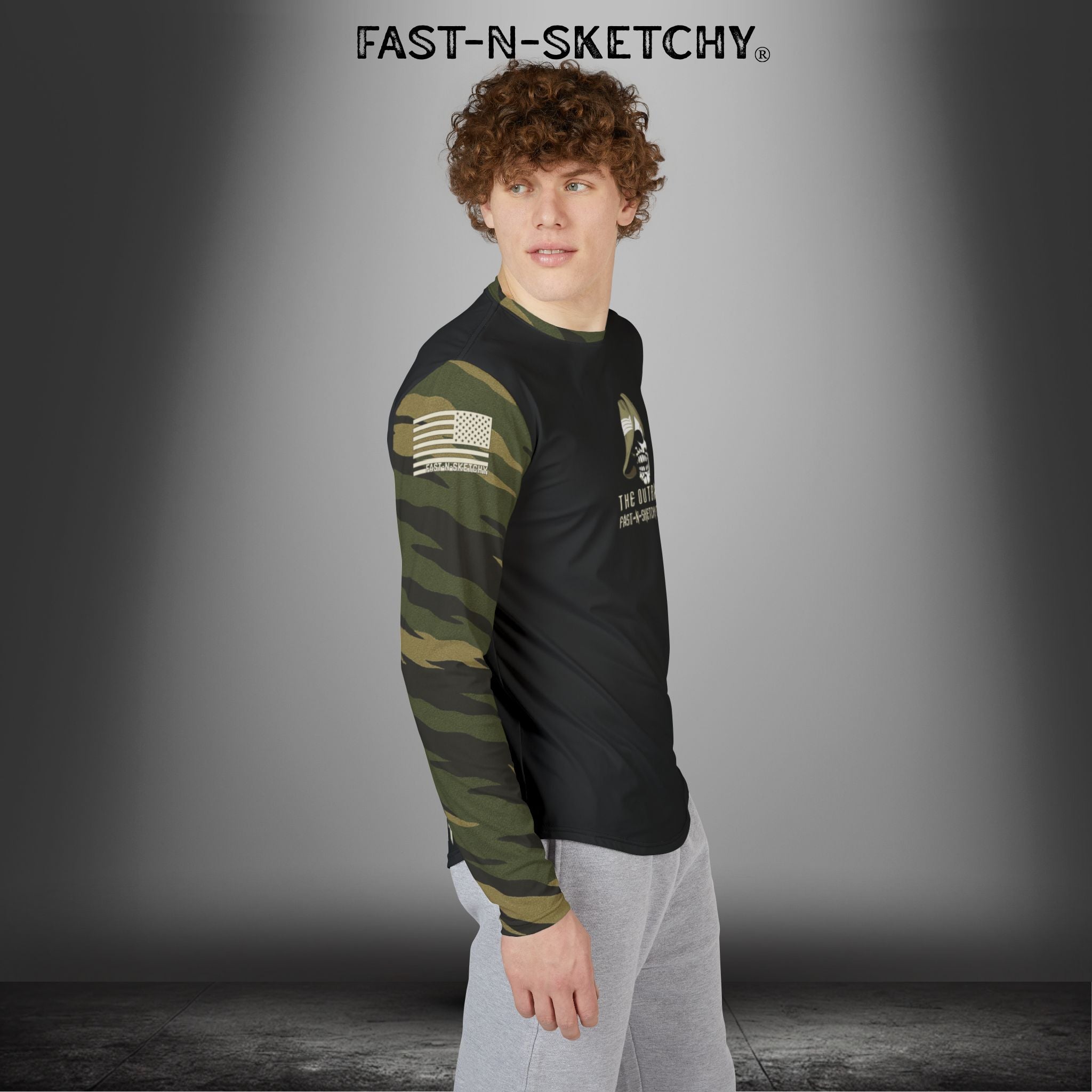 The Outback: Where Everything Wants to Kill You. Including Me: Military Edition UV Riding Long-Sleeve Tee