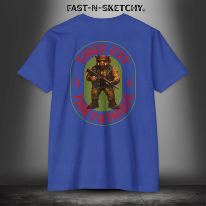 Porkchop, Thick Cut Thin Patience: Military Edition Premium Fitted Tee
