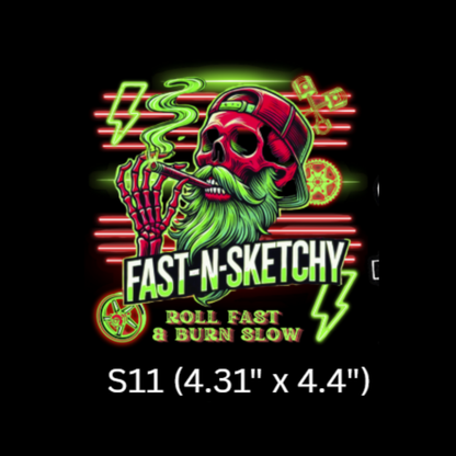 FAST-N-SKETCHY® Daytona Vinyl UV Transfer Sticker Collection – Pre-Order