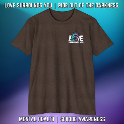 If You're Looking for a Sign.... "Love Surrounds You" QR Suicide Prevention Tee - LSY