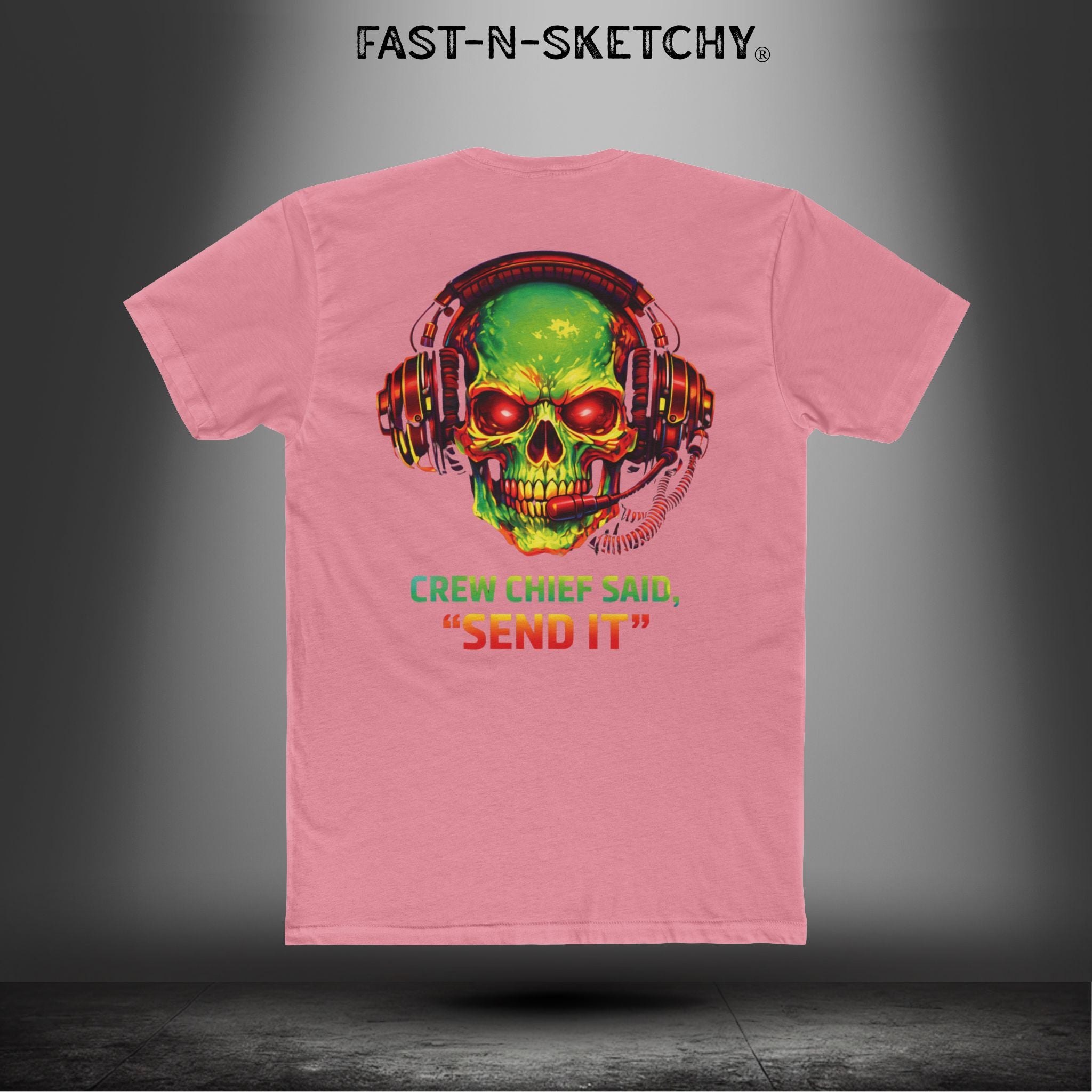 Crew Chief Said, Send It: Bagger Racing Biker Edition Relaxed Classic Tee