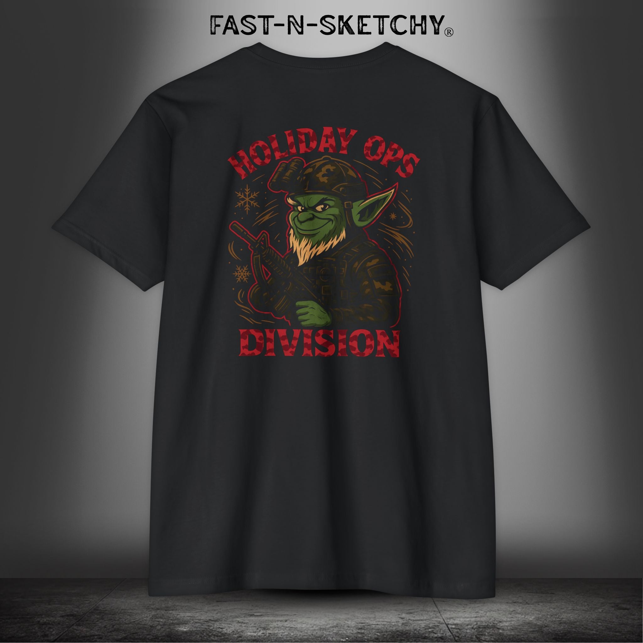 Holiday Ops Division: Military Edition Premium Fitted Tee