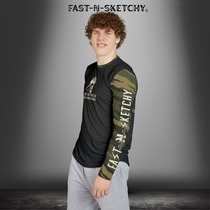 The Outback: Where Everything Wants to Kill You. Including Me: Military Edition UV Riding Long-Sleeve Tee