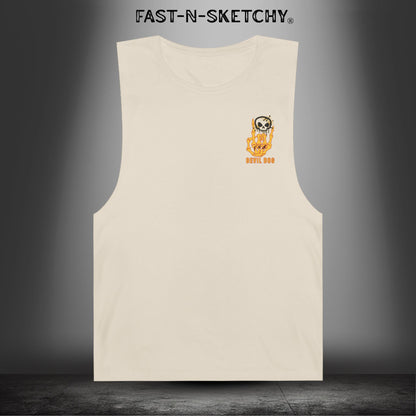 Devil Dog: Not as Lean, Still as Mean, Always a Marine - Muscle Tank Top