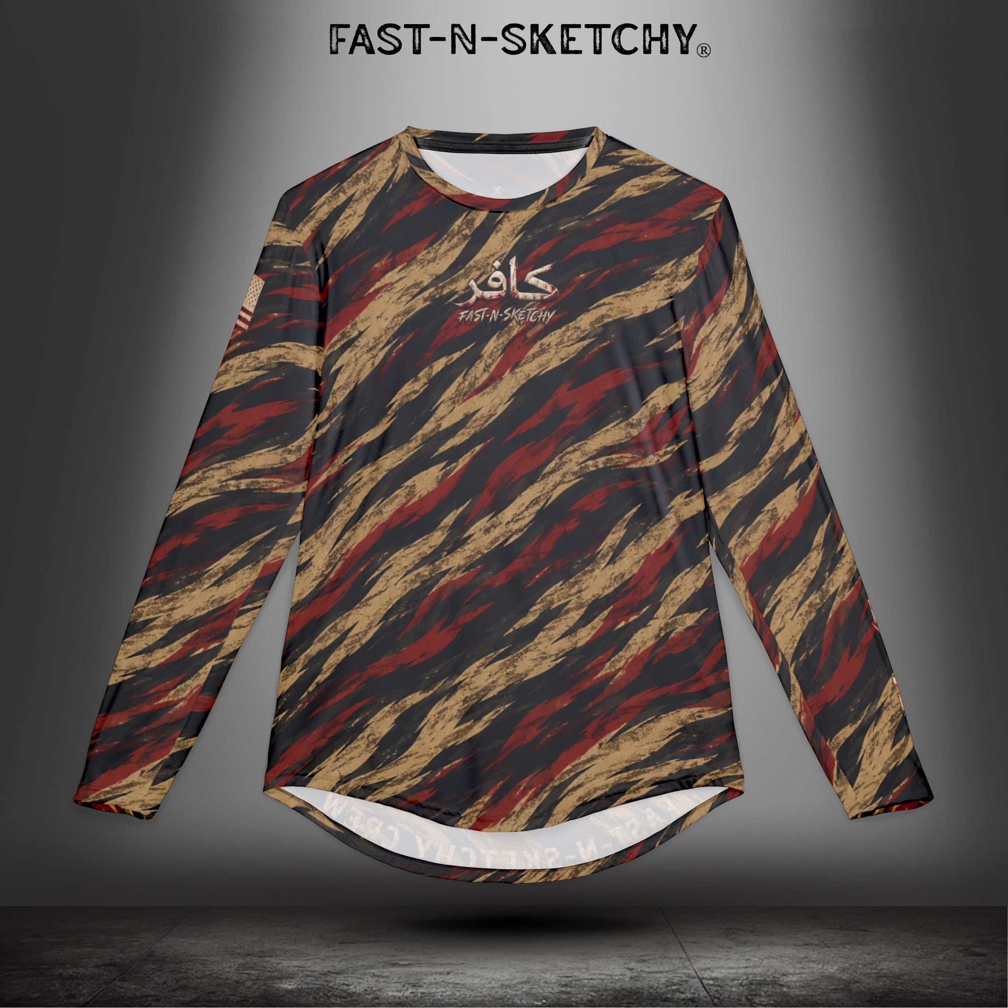 MF'KN Infidel Camo UV Protection Long Sleeve Tee