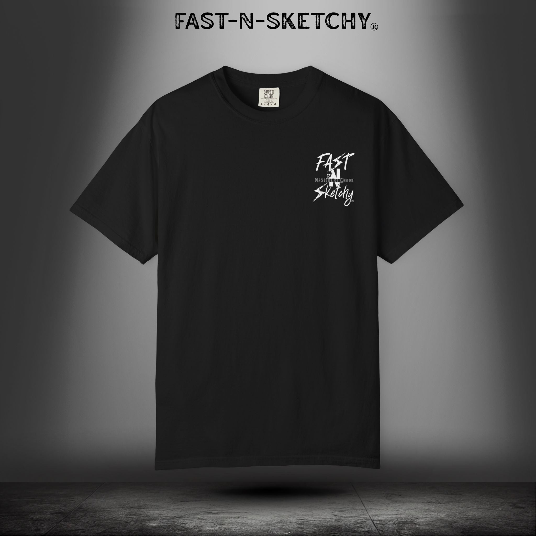 No Face, No Case: FAST-N-SKETCHY - T-Shirt up to 4XL (Multiple Colors)