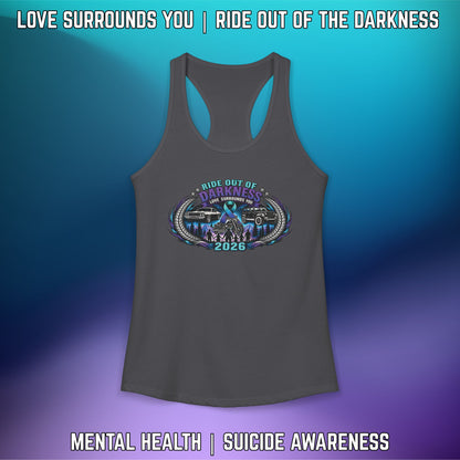 Ride Out of the Darkness 2026 Women's Racerback Tank - LSY