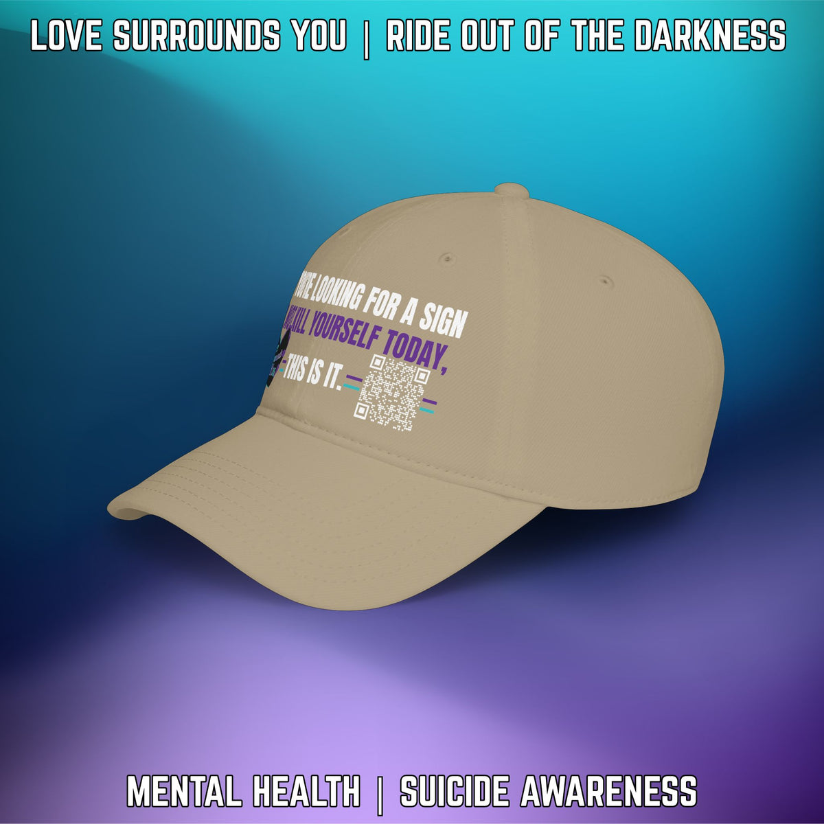 If You’re Looking for a Sign…This Is It QR Code Low Profile Baseball Cap - LSY