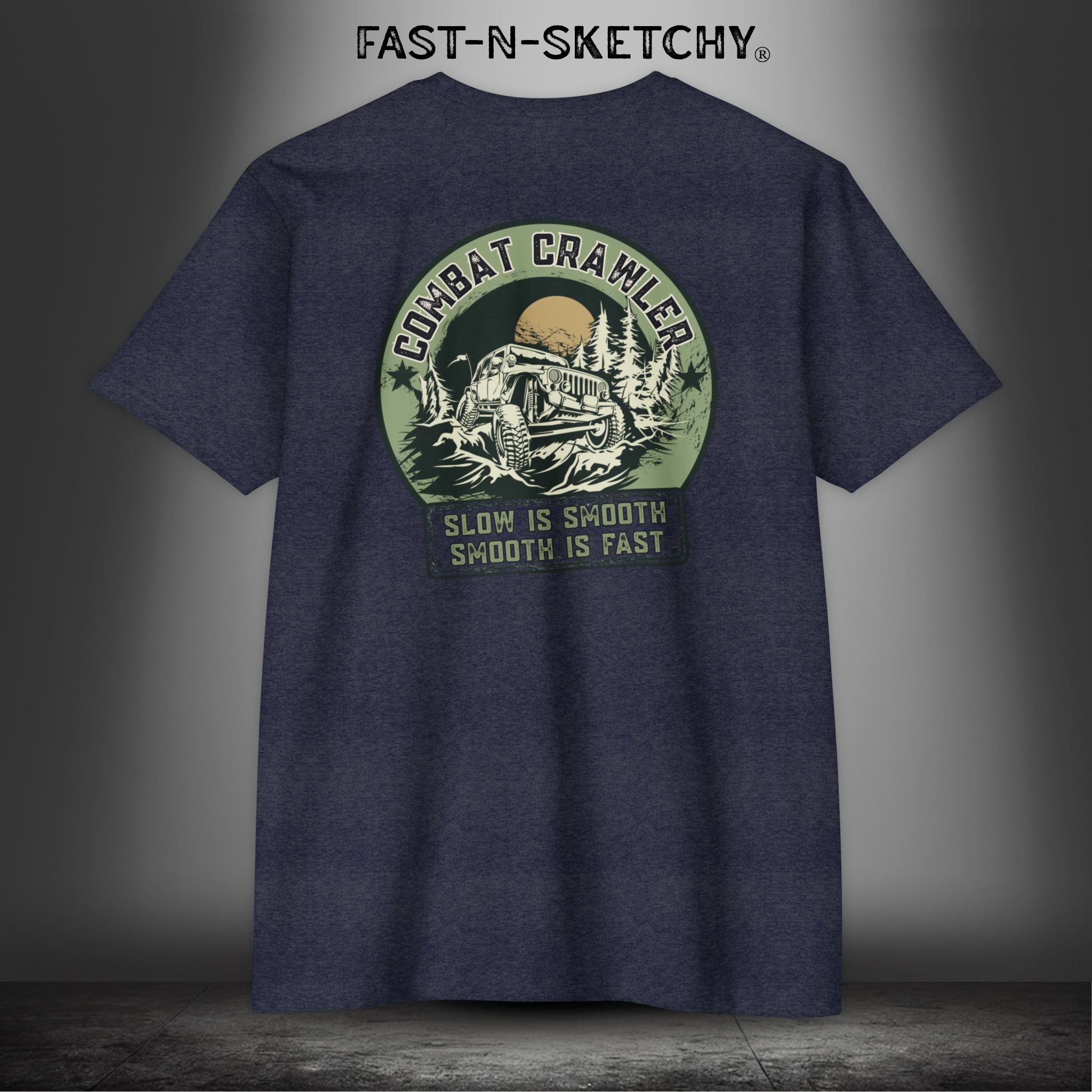 Combat Crawler - Slow is Smooth, Smooth is Fast (Jeep Edition) - T-Shirt