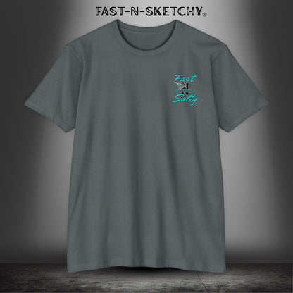 WE GREW HERE, YOU FLEW HERE, GO AWAY: T-Shirt Next Level 6210