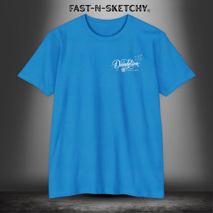 Dandelion: Born To Live Free, Riding on a Breeze - Biker Edition Premium Fitted Tee